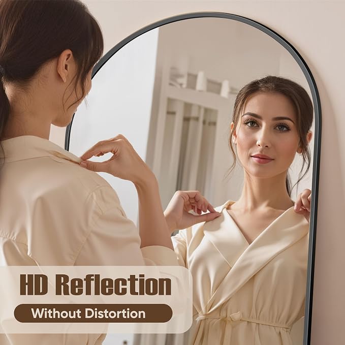 Full Length Mirror, Oversized Floor Mirrors, Leaning Free Standing Mirrors - Image 4