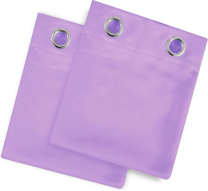 LEMOMO Blackout Curtains 38 x 84 inch/Lavender Curtains Set of 2 Panels/Thermal - Image 9