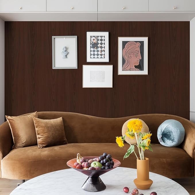 Abyssaly Wood Contact Paper, Self Adhesive Removable Wooden Look Grain Contact - Image 5