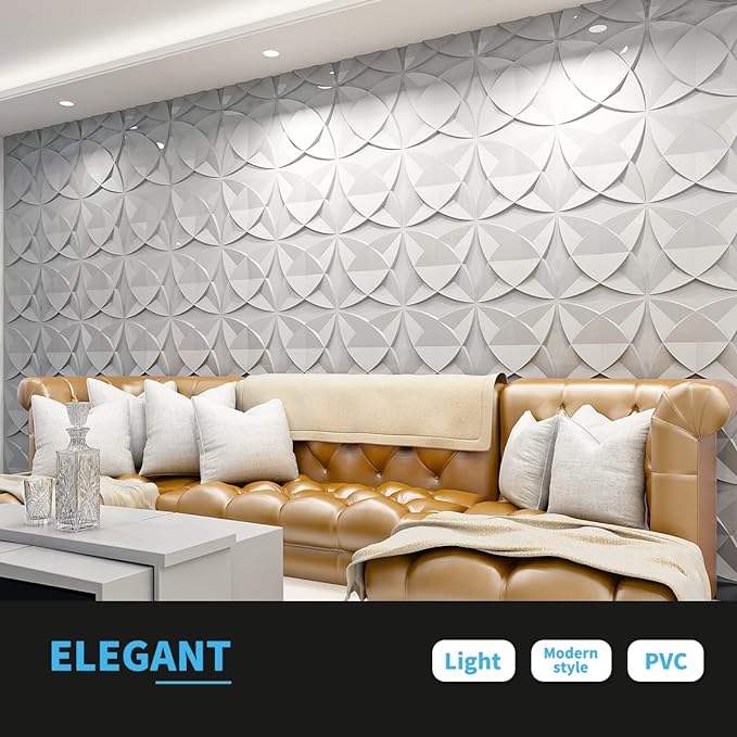 Art3d Decorative Textured PVC 3D Wall Panels - Image 3