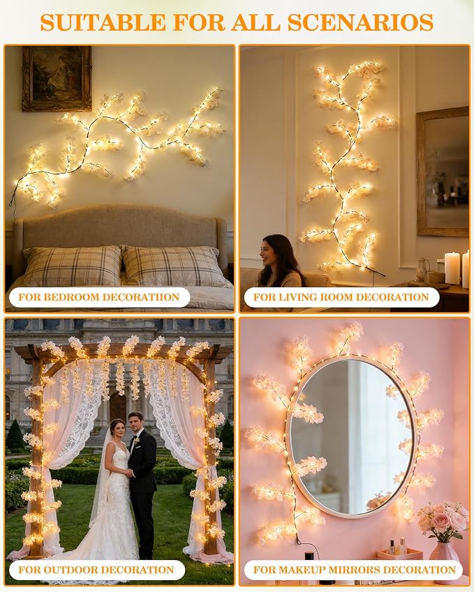 GOESWELL Cherry Blossom Tree Lights - Image 5