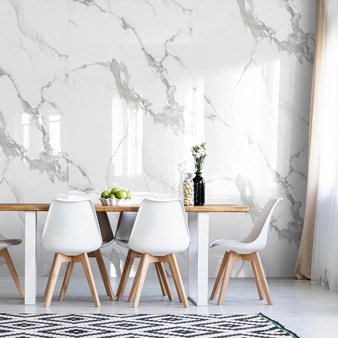 Marble Peel and Stick Waterproof Wall Paneling, Covers 38.75 Sq. Ft. - Image 7