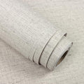 Grasscloth Peel and Stick Wallpaper Beige and Gray Contact Paper 15.7inch x by lenify