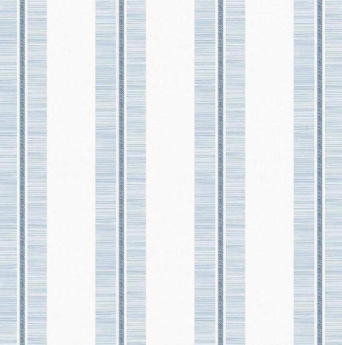 NextWall Beach Towel Stripe Peel and Stick Wallpaper by NextWall
