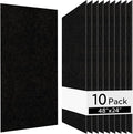 Olanglab Acoustic Wall Panels 10 Pack, 48 x 24 per Acoustic Panels Sound by Olanglab