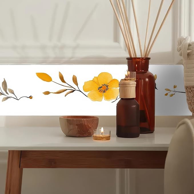 HOMETITUTE Wallpaper Border 4x196 Inch Peel and Stick Wall Border Wallpaper - Image 9