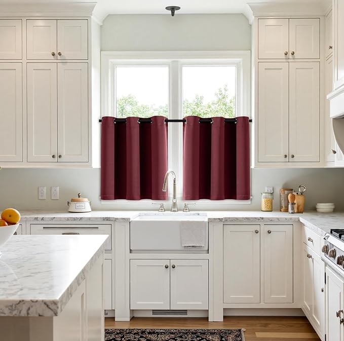 MIULEE Blackout Curtains for Bedroom Living Room 2 Panels, Thermal Insulated - Image 2