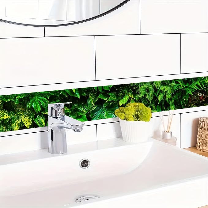 HOMETITUTE Wallpaper Border 4x196 Inch Peel and Stick Wall Border Wallpaper - Image 2