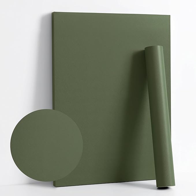 Dimoon 118''x15.7'' Green Skin Peel and Stick Wallpaper Contact Paper Modern by DIYYOURMOON