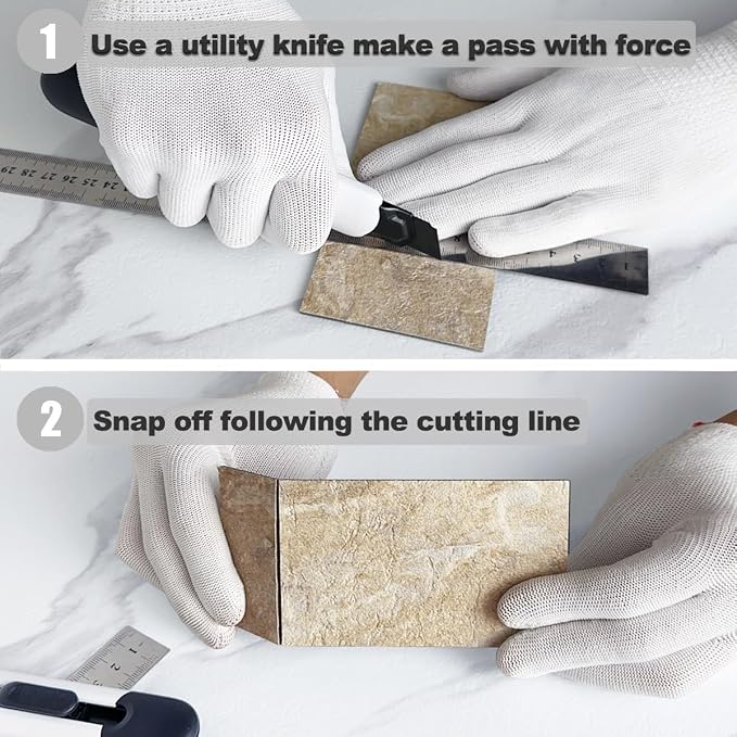 AULIGET Sandstone Peel and Stick Backsplash Wall Tiles - Image 7
