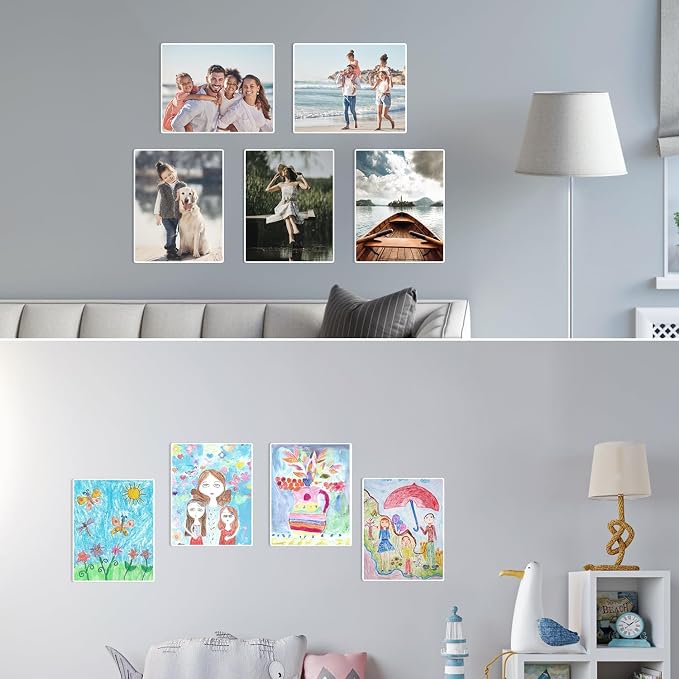 EHWINE 10 Pack 8.5x11 Wall Mount Acrylic Sign Holder, Wall Signs Photo Menu - Image 8