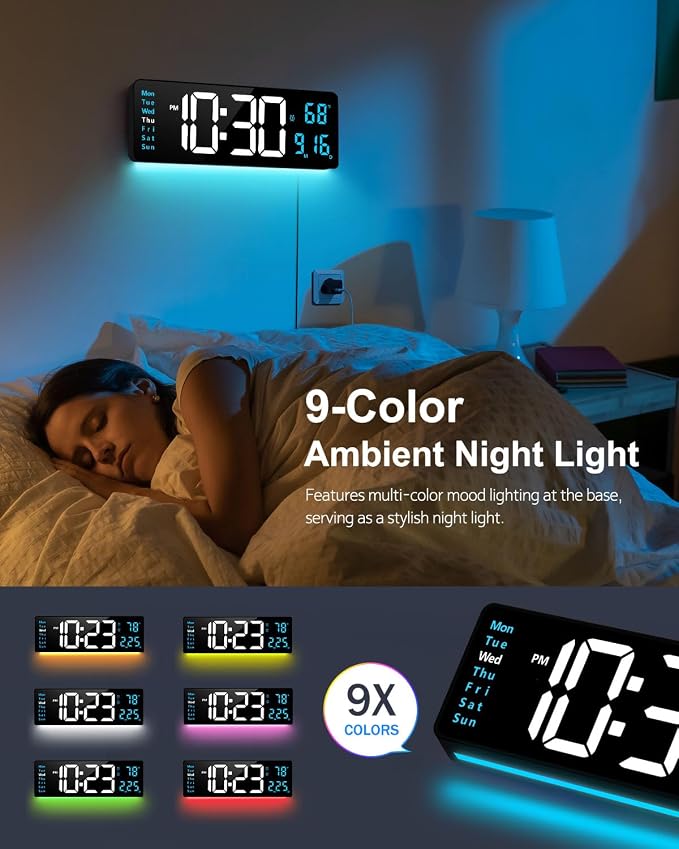 Digital Wall Clock, Wall Clock - Image 3
