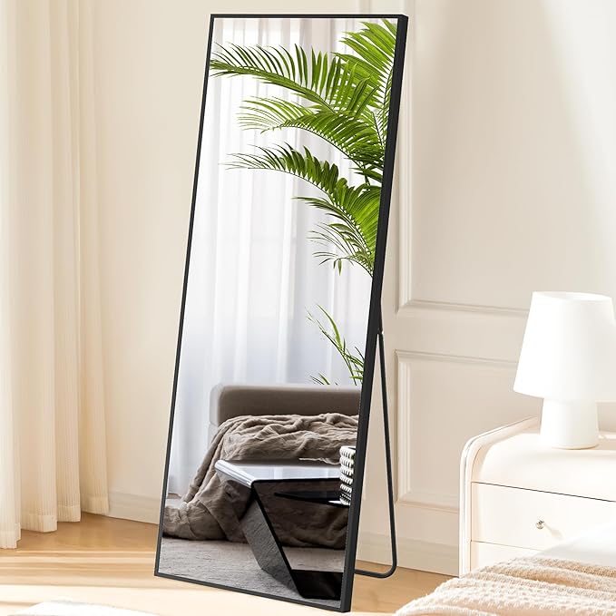 Sweetcrispy 64"x21" Full Length Mirror, Leaning or Standing Full Body Mirror - Image 3