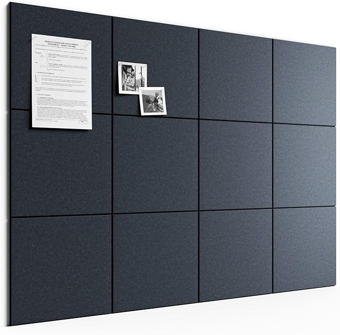 Bumusty Large Cork Board 48" x 36" Alternative by BUMUSTY