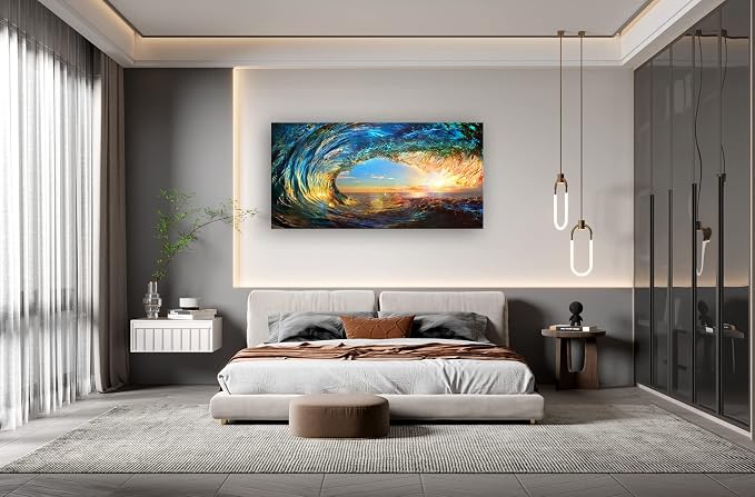 Cao Gen Decor Art S06750 Giant Wave Water Wall Art Canvas Prints 1 Panels Ocean - Image 3