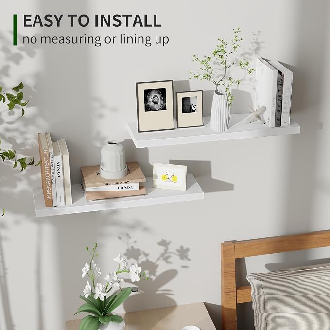 Marsmiles Wood Floating Shelves - Image 4