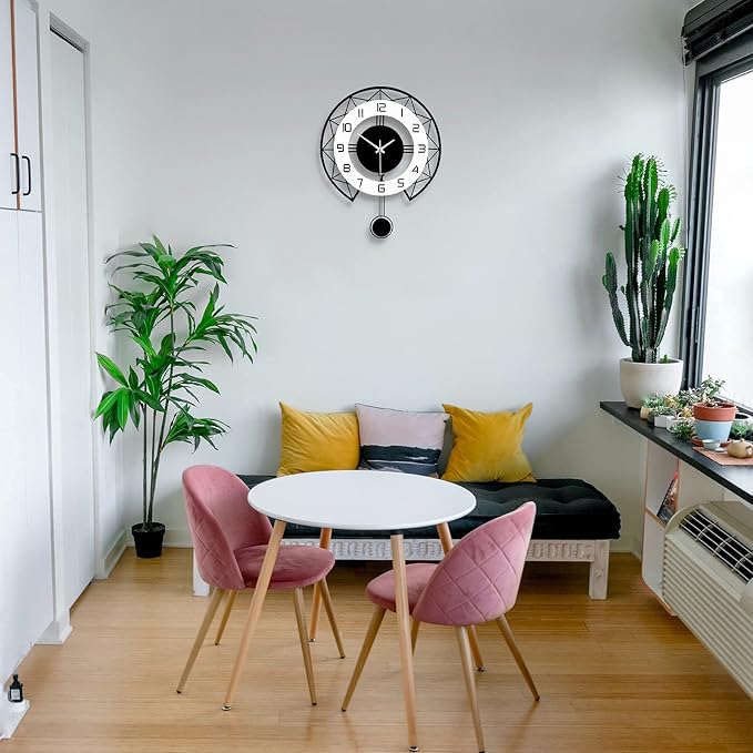 Large Wall Clock for Living Room Decor Modern Silent Pendulum Wall Clock for - Image 3