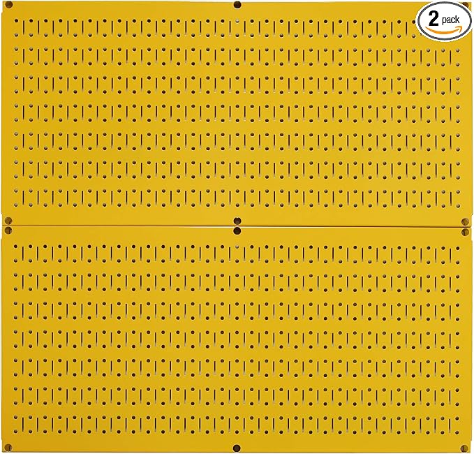 Wall Control Pegboard Rack Horizontal Metal Pegboard Garage Tool Storage Pack by Wall+Control