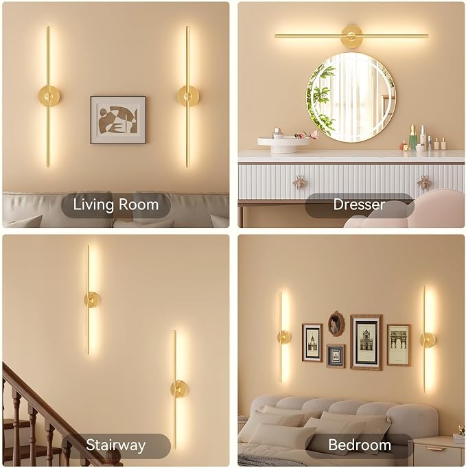 Ouyulong Battery Operated Wall Sconces Set of 2, 8000mAh Wireless Rechargeable - Image 7