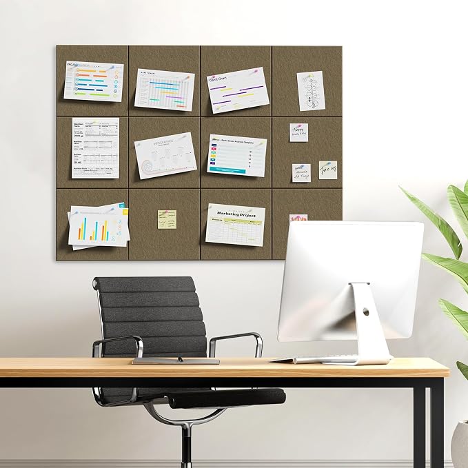 MaxGear Large Cork Board for Wall 36" x 24", Espresso Bulletin Board, 6 Pack - Image 9