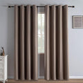 IGEMAEVE Blackout Curtains 84 Inch Length 2 Panels Set, Grommet Energy Saving by IGEMAEVE