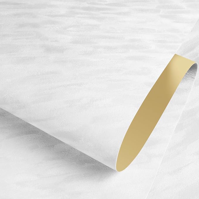 ReWallpaper 30in x 16.5ft White Peel and Stick Wallpaper Removable Velvet - Image 9