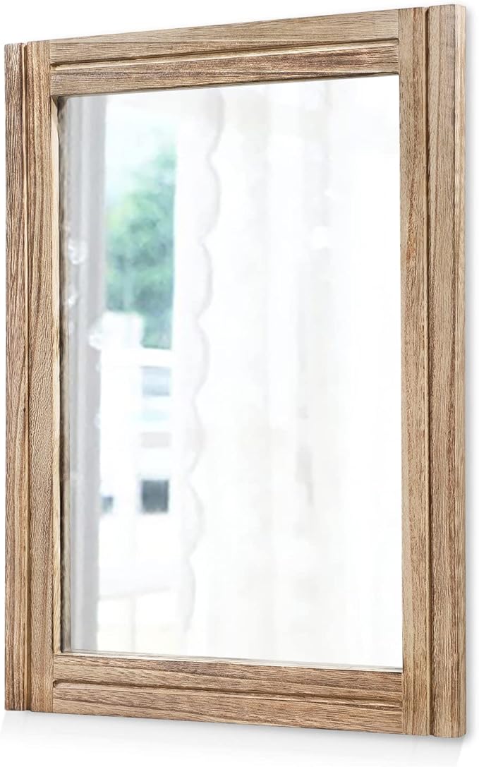 AAZZKANG Rustic Mirror for Wall by AAZZKANG