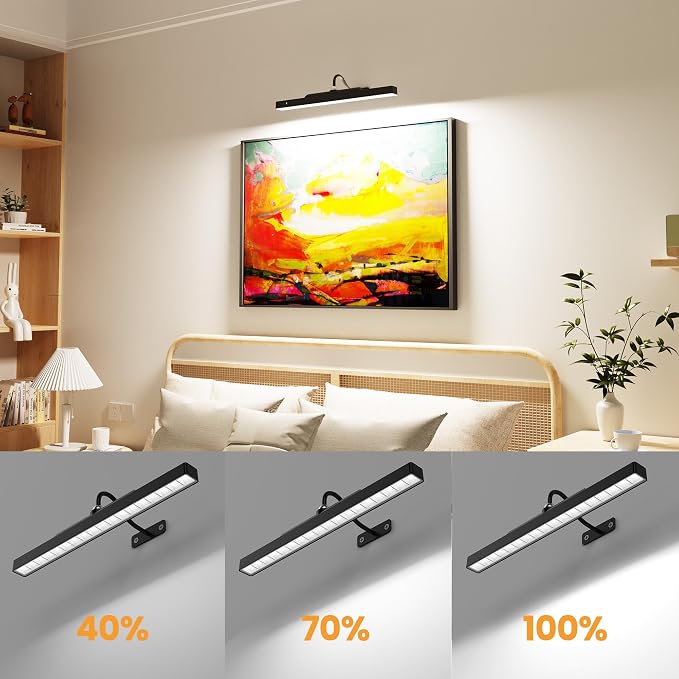 3Pack Picture Light Battery Operated, 16in Picture Light - Image 9