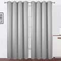 LEMOMO Blackout Curtains 52 x 108 inch/Light Grey Curtains Set of 2 by Lemomo
