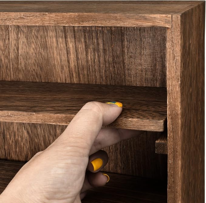 Ikee Design Wooden Wall-Mounted Display Shelves Rack - Image 5
