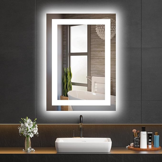 Hivone 28X20 LED Bathroom Mirror by Hivone