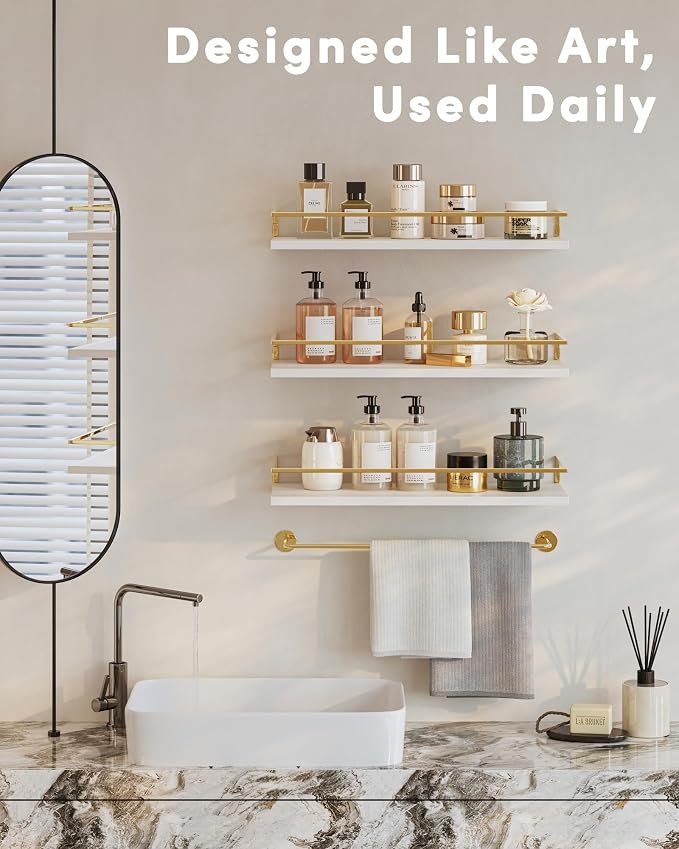 Onlysky Bathoom Shelves, Floaiting Shelves - Image 6