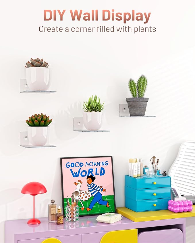 4 Pack Small Wall Shelf - Image 7
