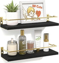 RICHER HOUSE Bathroom Floating Wall Shelf Set of 2 by RicherHouse