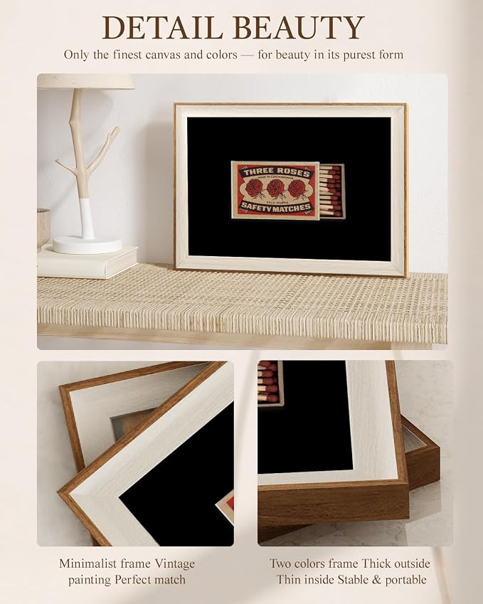 VIYYIEA Vintage Framed Wall Art - Image 3