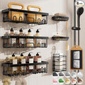 Veken Shower Caddy 6-Pack, Advanced Rustproof Design, No Drilling Adhesive by Veken