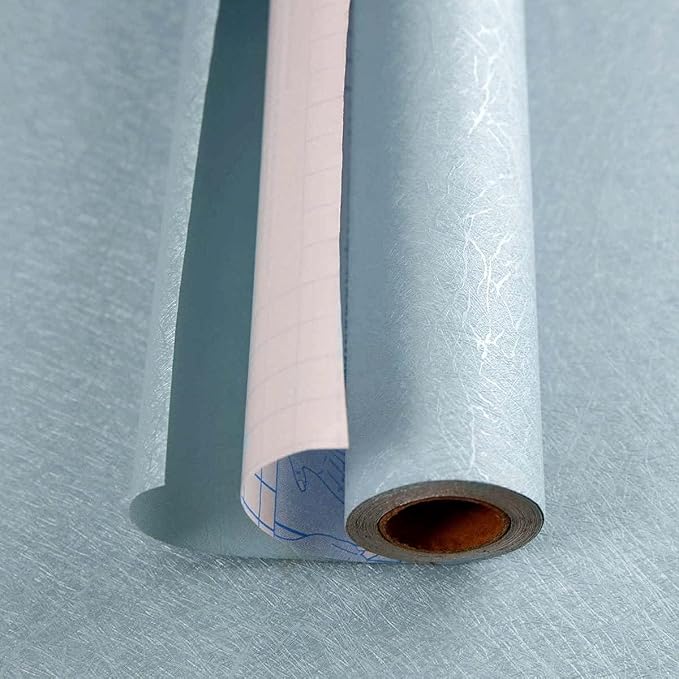 Abyssaly Blue Contact Paper Peel and Stick Wallpaper 15.7" X 118" Removable - Image 2