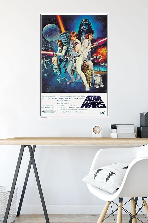 Trends International 24x36 Star Wars-V One Sheet Premium Wall Poster, 22.375" x - Image 4