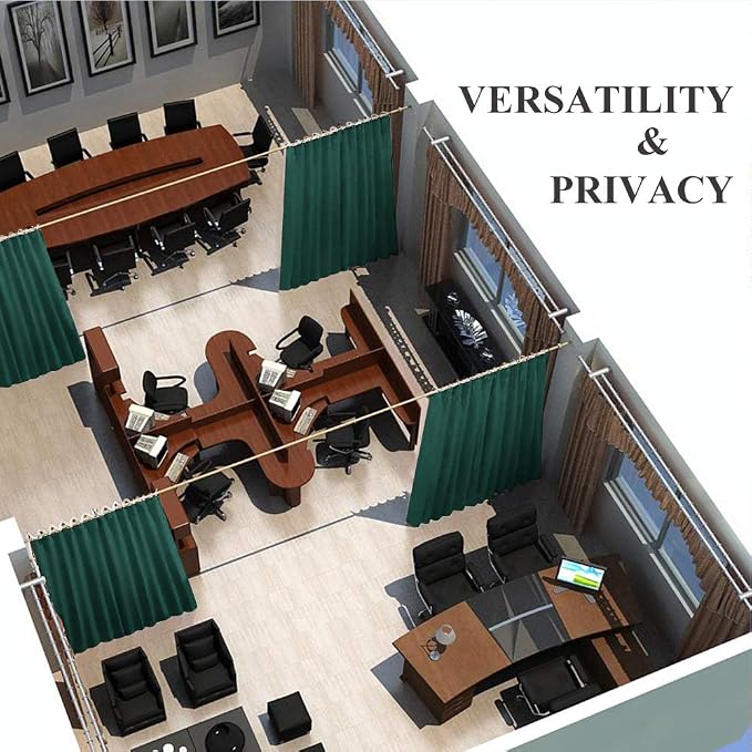 NICETOWN Thermal Insulated Room Dividers Curtains Screens Partitions, - Image 6