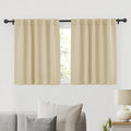 RYB HOME Short Blackout Curtains 36 inches, Solid Heavy Duty Small Window by RYBHOME