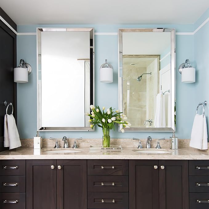 Chende 22" X 47" Angled Large Wall Mirror - Image 5