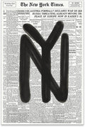 noxozoqm Black and White Newspaper Wall Art Vintage New York City Poster Trendy by Unknown