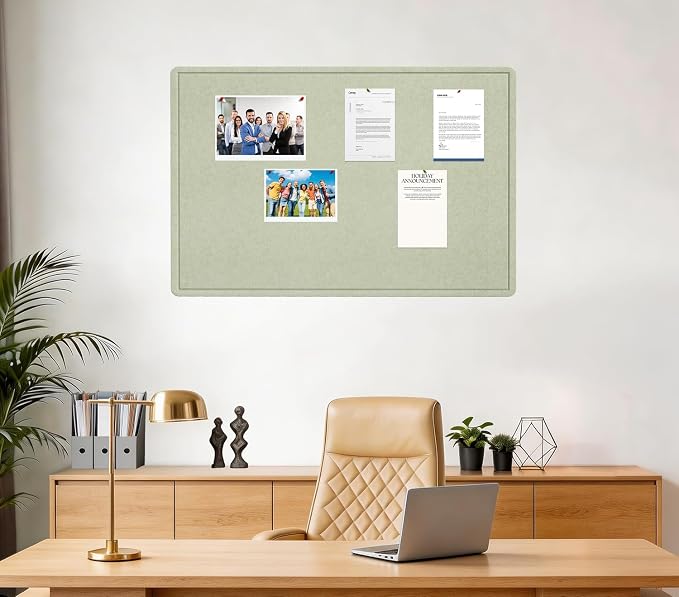 Bulletin Board, 23.5 X 17.5 inches Cork Board - Image 2