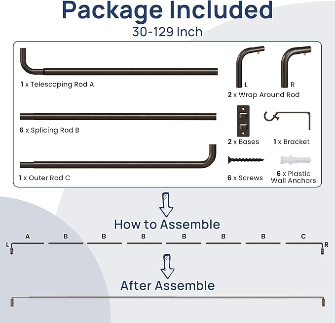 ENJOYBASICS Blackout Curtain rod - Image 8