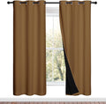 NICETOWN Full Shade Curtain Panels, Pair of Thermal Insulated & Energy by NICETOWN