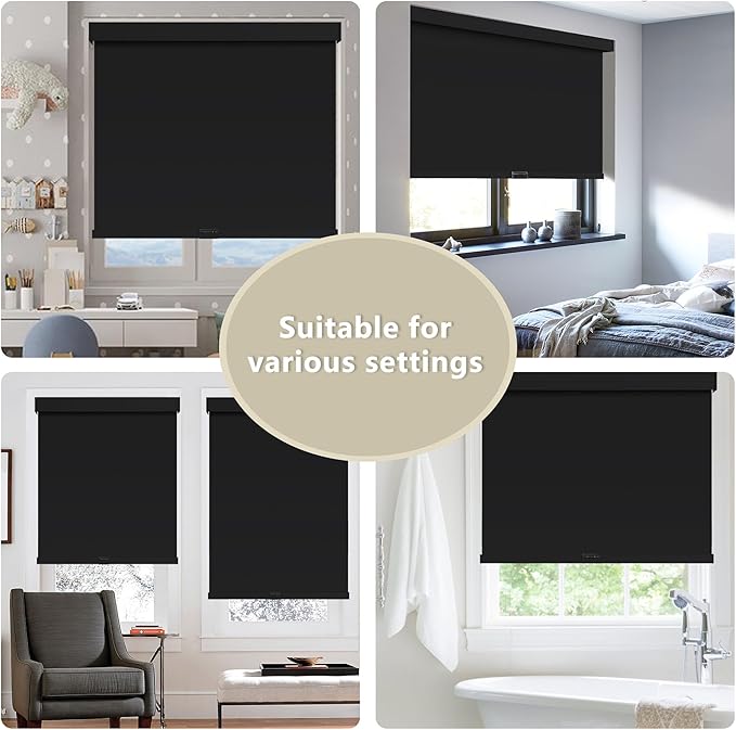 SUNOFF Cordless Blackout Roller Shades Blinds - Image 6