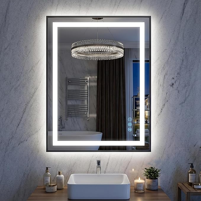 Antok 24X32 LED Bathroom Mirror by AntokMirror