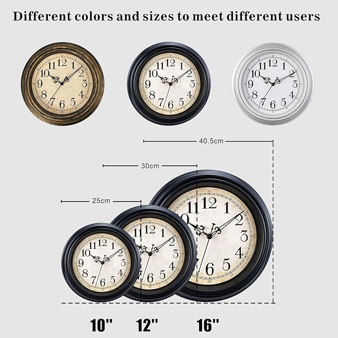 Plumeet Retro Wall Clock - Image 7