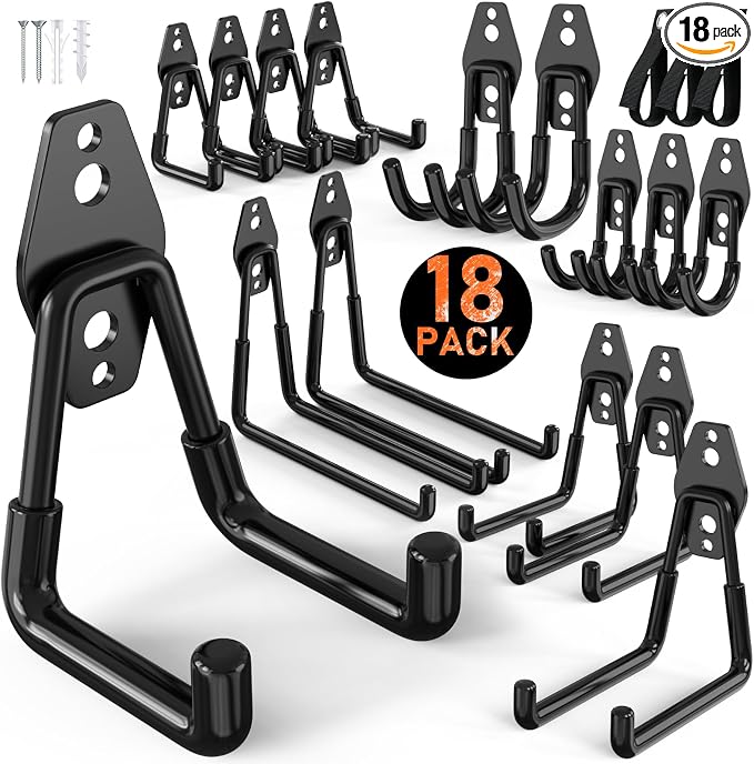 Housolution Steel Garage Hooks by Housolution