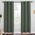 NICETOWN Blackout Curtain Panels, Dark Mallard, 1 Pair, 42 by 78-Inch, Home by NICETOWN